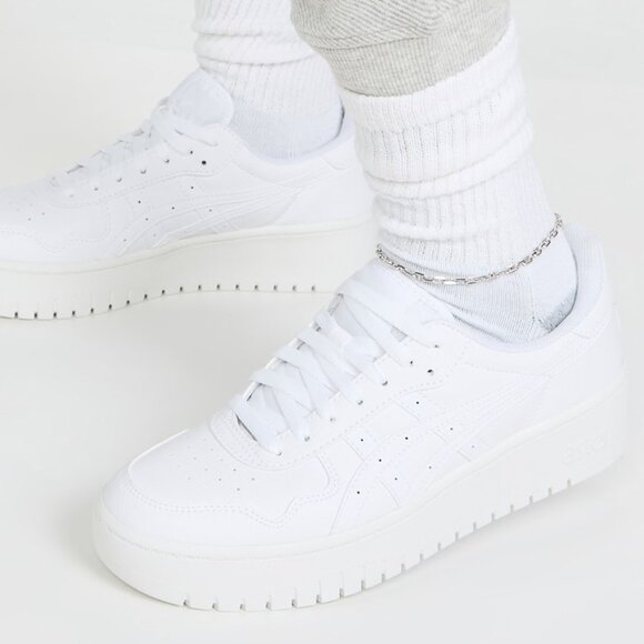 ASICS Platform Japan Sneakers, White, Size 8 - Picture 2 of 6